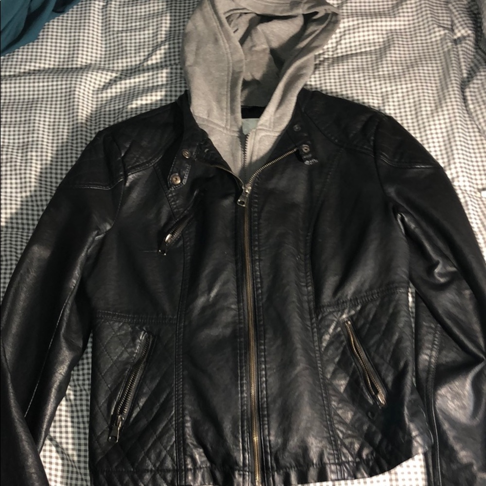 stylish leather jacket